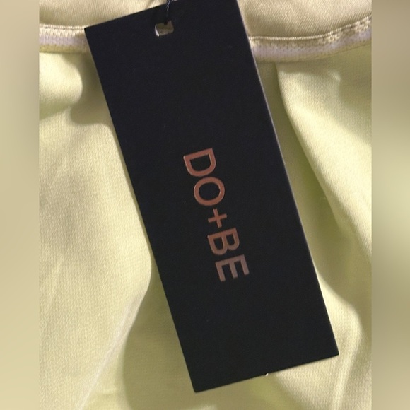 NWT DO+BE Lime One-Shoulder Ruffle Mini Dress. - Picture 4 of 7